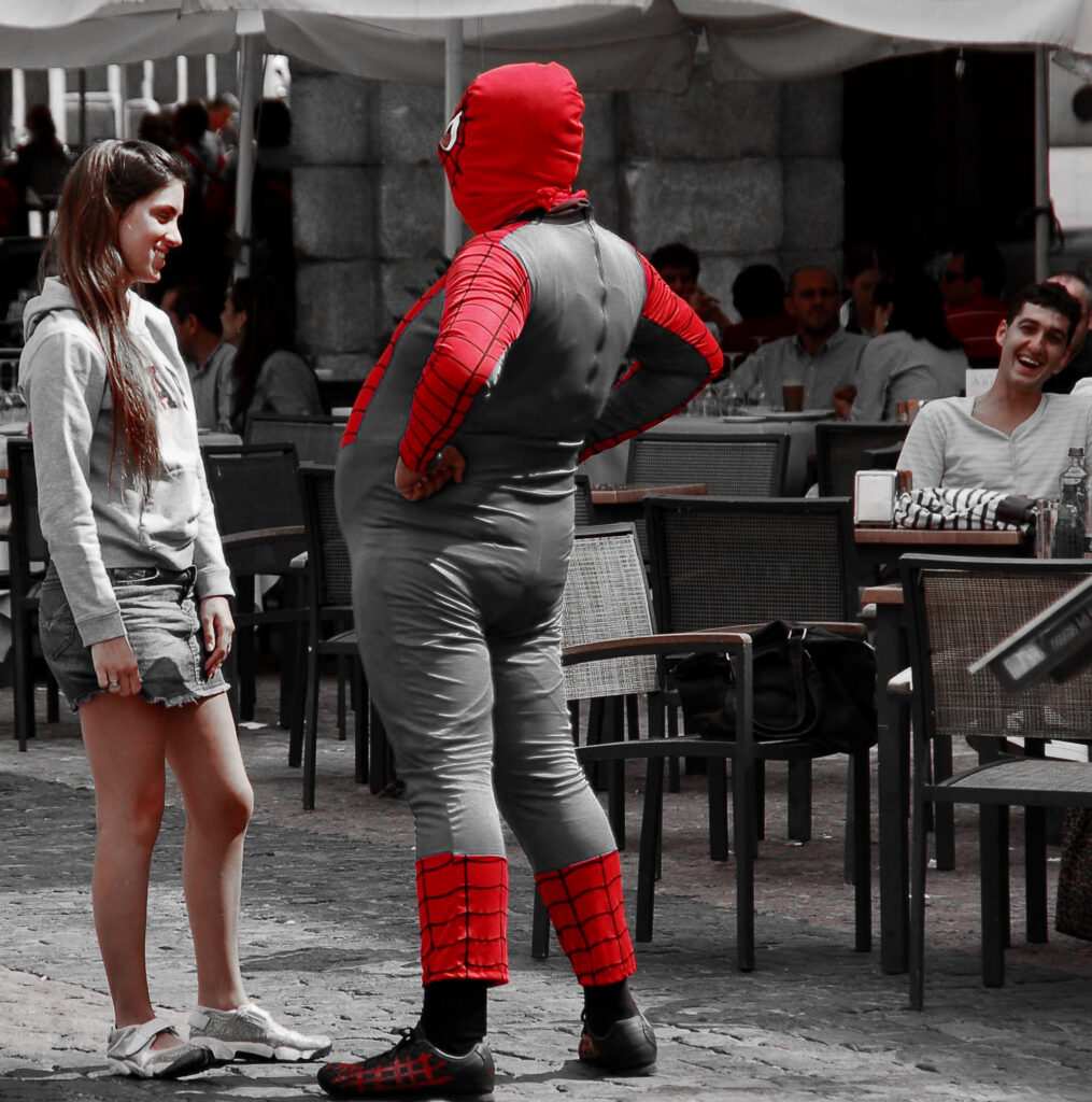 spiderman de madrid
